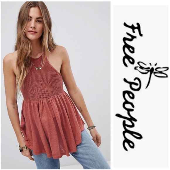 Free People Tops - Free People Road Trip Halter Top